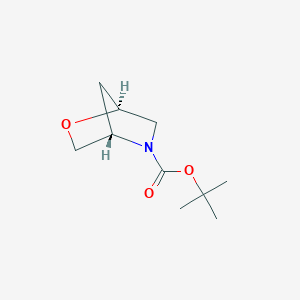 molecular formula C10H17NO3 B1398135 tert-butyl (1S,4S)-2-oxa-5-azabicyclo[2.2.1]heptane-5-carboxylate CAS No. 905306-11-8