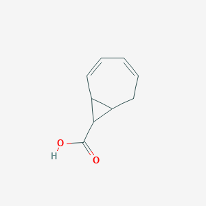 molecular formula C9H10O2 B13981371 Bicyclo[5.1.0]octa-2,4-diene-8-carboxylic acid CAS No. 37907-00-9