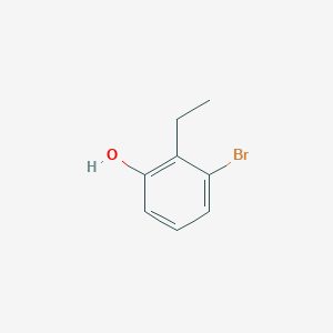 molecular formula C8H9BrO B13981405 3-Bromo-2-ethylphenol 
