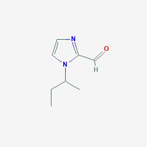 molecular formula C8H12N2O B13981439 1-Butan-2-ylimidazole-2-carbaldehyde CAS No. 497855-78-4