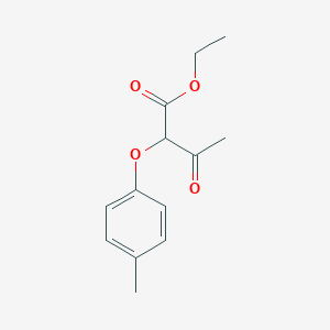 molecular formula C13H16O4 B1398150 Ethyl 2-p-tolyloxyacetoacetate CAS No. 7699-84-5