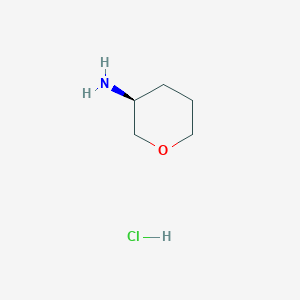 molecular formula C5H12ClNO B1398153 (S)-四氢-2H-吡喃-3-胺盐酸盐 CAS No. 1245724-46-2