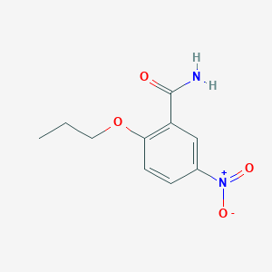 molecular formula C10H12N2O4 B13981583 5-Nitro-2-propoxybenzamide CAS No. 24572-86-9