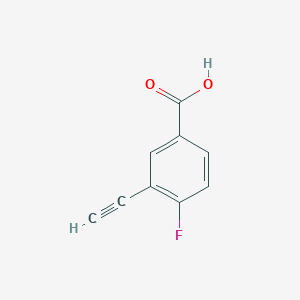 molecular formula C9H5FO2 B13981654 3-Ethynyl-4-fluorobenzoic acid 