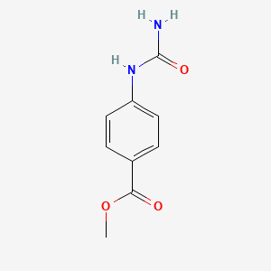 molecular formula C9H10N2O3 B13981686 1-[4-(Methoxycarbonyl)phenyl]urea CAS No. 30932-68-4