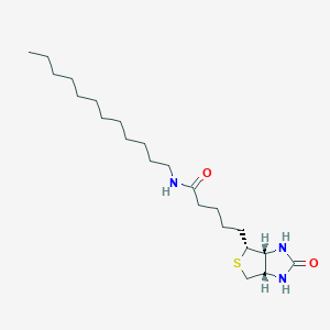 molecular formula C22H41N3O2S B139817 N-Laurylbiotinamide CAS No. 128631-44-7