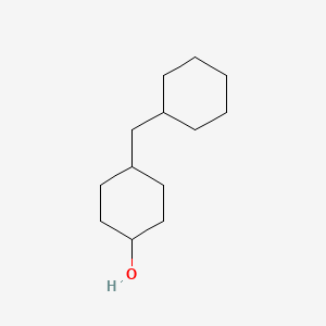 molecular formula C13H24O B13981733 Cyclohexanol, 4-(cyclohexylmethyl)- CAS No. 100544-80-7