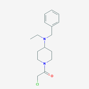 molecular formula C16H23ClN2O B13981769 1-[4-(Benzyl-ethyl-amino)-piperidin-1-yl]-2-chloro-ethanone 
