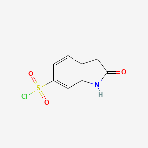 molecular formula C8H6ClNO3S B13981828 2-Oxoindoline-6-sulfonyl chloride 