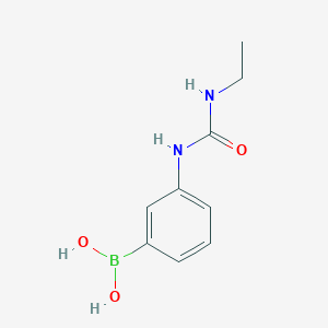 molecular formula C9H13BN2O3 B13981852 (3-(3-Ethylureido)phenyl)boronic acid 