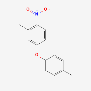 molecular formula C14H13NO3 B13981858 2-Methyl-1-nitro-4-(p-tolyloxy)benzene 