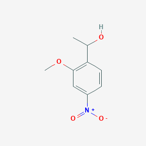 molecular formula C9H11NO4 B13981898 1-(2-Methoxy-4-nitrophenyl)ethanol 