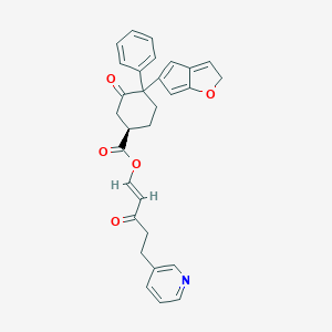 molecular formula C30H27NO5 B139820 Hexahydro-oxolactone CAS No. 133774-80-8