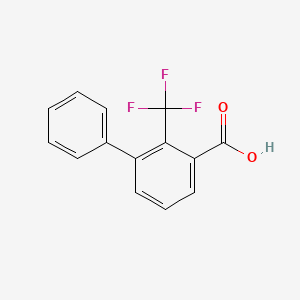 molecular formula C14H9F3O2 B13982030 2-(Trifluoromethyl)biphenyl-3-carboxylic acid 