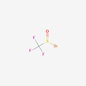 molecular formula CBrF3OS B13982037 Trifluoromethanesulfinyl bromide CAS No. 20621-30-1