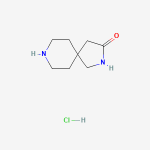 molecular formula C8H15ClN2O B1398205 2,8-Diazaspiro[4.5]decan-3-one hydrochloride CAS No. 945892-88-6