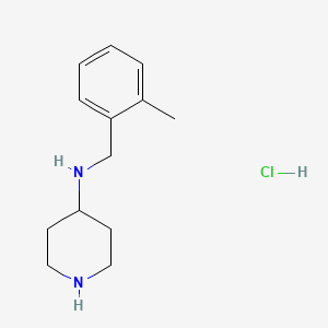 molecular formula C13H21ClN2 B1398210 N-(2-Methylbenzyl)piperidin-4-amine hydrochloride CAS No. 1289386-50-0