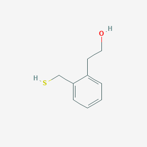 molecular formula C9H12OS B13982137 2-(2-(Mercaptomethyl)phenyl)ethan-1-ol 