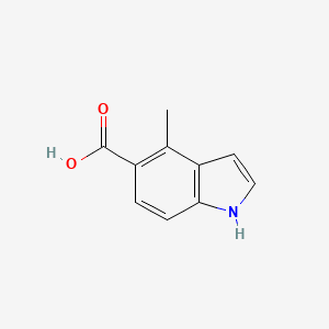 molecular formula C10H9NO2 B13982145 4-methyl-1H-indole-5-carboxylic acid 