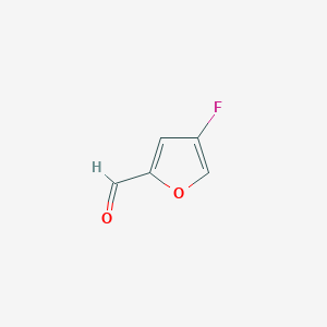 molecular formula C5H3FO2 B13982218 4-Fluorofuran-2-carbaldehyde CAS No. 675103-43-2