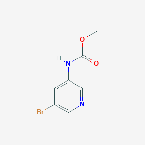 molecular formula C7H7BrN2O2 B13982276 Methyl 5-bromopyridin-3-ylcarbamate 