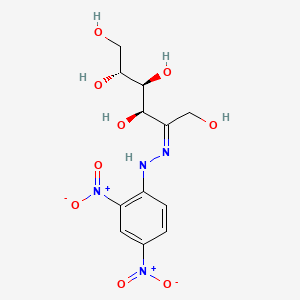 molecular formula C12H16N4O9 B13982416 D-Fructose, (2,4-dinitrophenyl)hydrazone CAS No. 54538-24-8
