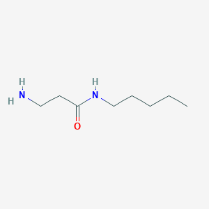 molecular formula C8H18N2O B13982545 3-Amino-N-pentylpropanamide CAS No. 271591-61-8
