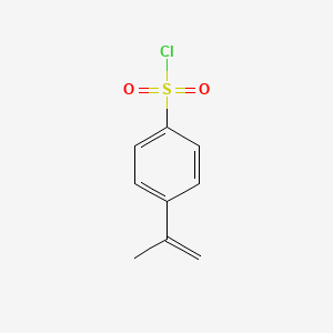 molecular formula C9H9ClO2S B13982576 4-(Prop-1-en-2-yl)benzene-1-sulfonyl chloride CAS No. 77713-05-4