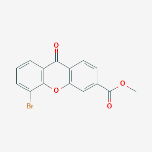 molecular formula C15H9BrO4 B13982634 Methyl 5-bromo-9-oxo-9H-xanthene-3-carboxylate CAS No. 825650-08-6