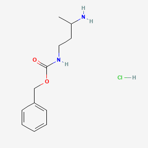 molecular formula C12H19ClN2O2 B13982645 1-n-Cbz-butane-1,3-diamine hcl 