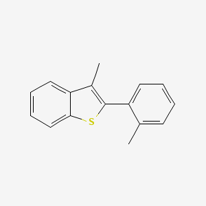 molecular formula C16H14S B13982651 3-Methyl-2-(o-tolyl)benzo[b]thiophene 