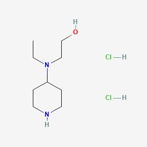 2-(Ethyl(piperidin-4-yl)amino)ethanol dihydrochloride