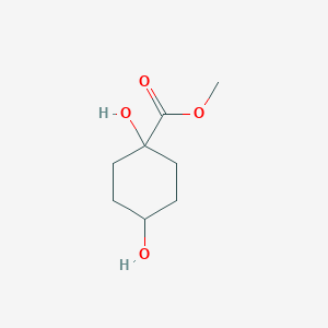 molecular formula C8H14O4 B13982701 Methyl 1,4-dihydroxycyclohexane-1-carboxylate 
