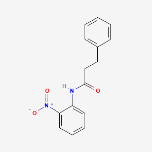 molecular formula C15H14N2O3 B13982702 N-(2-nitrophenyl)-3-phenylpropanamide 