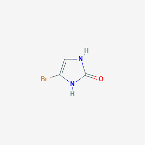 molecular formula C3H3BrN2O B13982711 4-Bromo-1,3-dihydro-2H-imidazol-2-one 