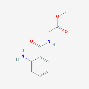 molecular formula C10H12N2O3 B13982763 Methyl n-(2-aminobenzoyl)glycinate CAS No. 82185-40-8