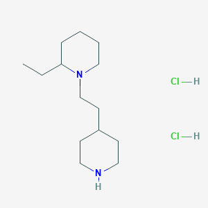 2-Ethyl-1-[2-(4-piperidinyl)ethyl]piperidine dihydrochloride