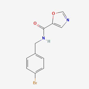 molecular formula C11H9BrN2O2 B13982816 N-(4-Bromobenzyl)oxazole-5-carboxamide 