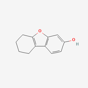 molecular formula C12H12O2 B13982818 6,7,8,9-Tetrahydrodibenzofuran-3-ol CAS No. 34855-67-9