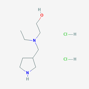 2-[Ethyl(3-pyrrolidinylmethyl)amino]-1-ethanol dihydrochloride