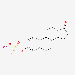 molecular formula C18H21KO5S B13982881 potassium;(13-methyl-17-oxo-7,8,9,11,12,14,15,16-octahydro-6H-cyclopenta[a]phenanthren-3-yl) sulfate 