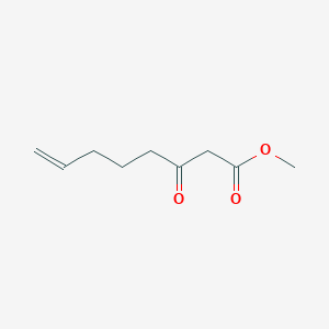 molecular formula C9H14O3 B13982910 7-Octenoic acid, 3-oxo-, methyl ester CAS No. 71203-69-5
