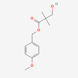 molecular formula C13H18O4 B13982916 (4-Methoxyphenyl)methyl 3-hydroxy-2,2-dimethylpropanoate 
