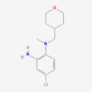 4-Chloro-N1-methyl-N1-((tetrahydro-2H-pyran-4-yl)methyl)benzene-1,2-diamine