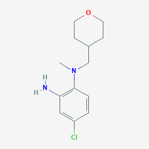 4-Chloro-N~1~-methyl-N~1~-(tetrahydro-2H-pyran-4-ylmethyl)-1,2-benzenediamine