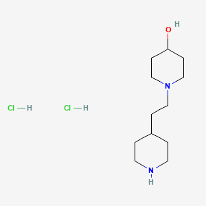 1-[2-(4-Piperidinyl)ethyl]-4-piperidinol dihydrochloride