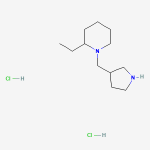 2-Ethyl-1-(3-pyrrolidinylmethyl)piperidine dihydrochloride