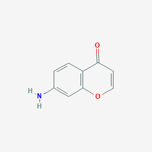 molecular formula C9H7NO2 B13982965 7-Amino-4h-chromen-4-one 