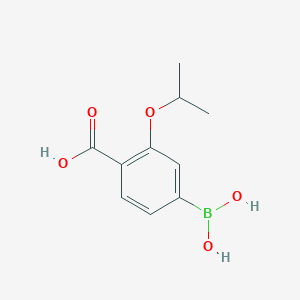 molecular formula C10H13BO5 B13982988 4-Borono-2-isopropoxybenzoic acid 