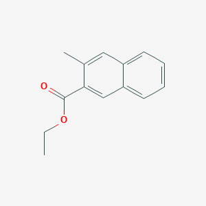 molecular formula C14H14O2 B13982989 3-Methyl-naphthalene-2-carboxylic acid ethyl ester 
